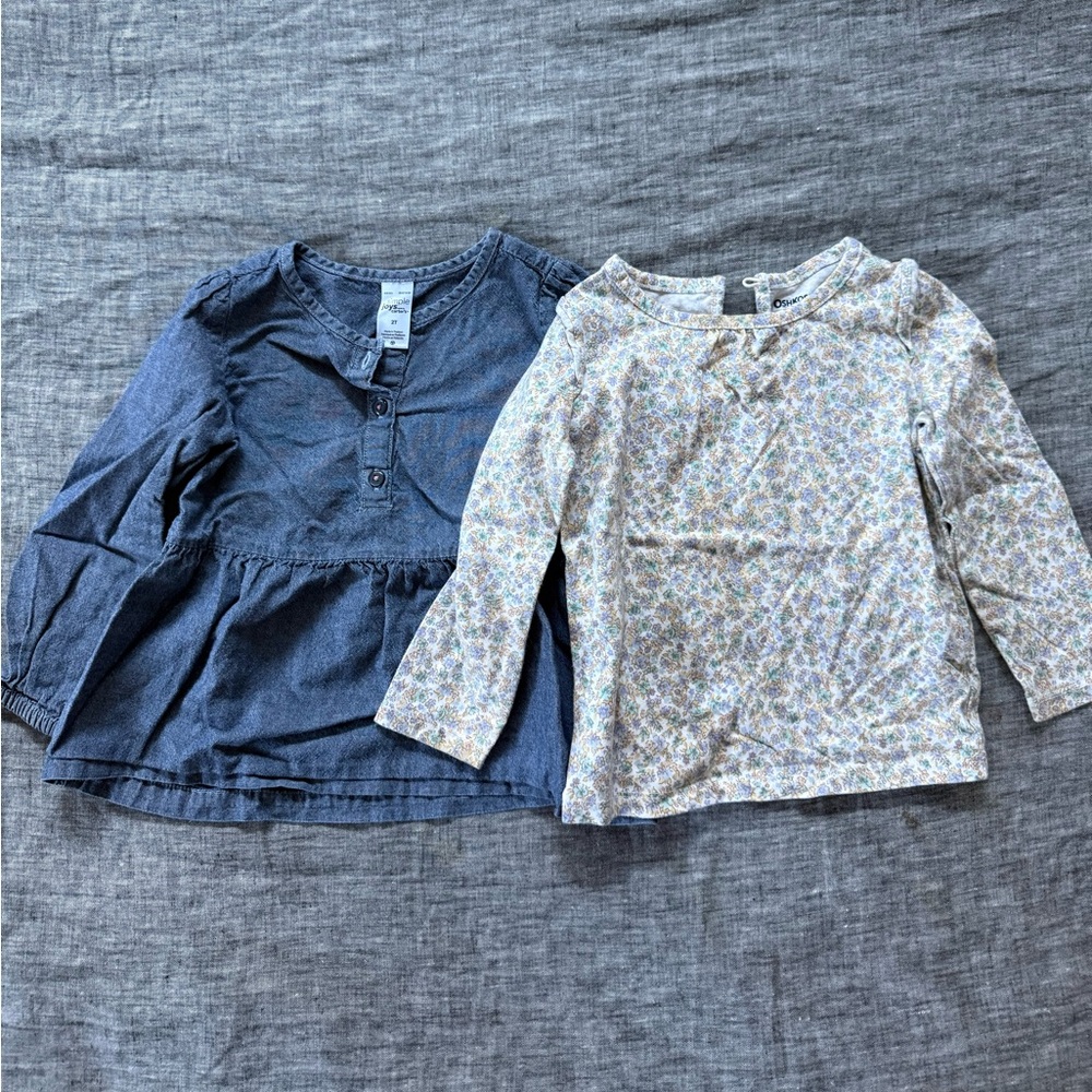 Carter’s/Osh Kosh long sleeve bundle, 2T